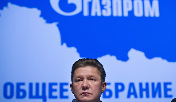 Russian state-run natural giant Gazprom CEO Alexei Miller 
