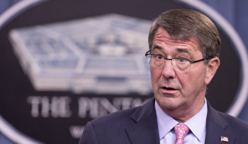 Defense Secretary Ash Carter speaks to reporters during a news conference at the Pentagon, Wednesday, Sept. 30, 2015